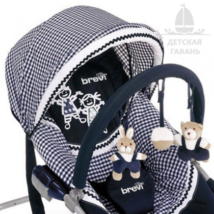 Кресло-качалка Brevi Baby Rocker с козырьком-2