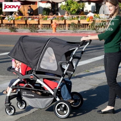 Прогулочная коляска для погодок Joovy Ergo Caboose-5