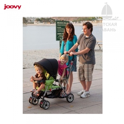 Прогулочная коляска для погодок/двойни Joovy Caboose-5