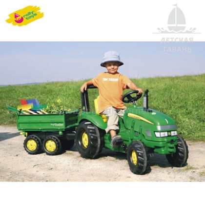 Педальный трактор RollyX-Trac John Deere 035632-2