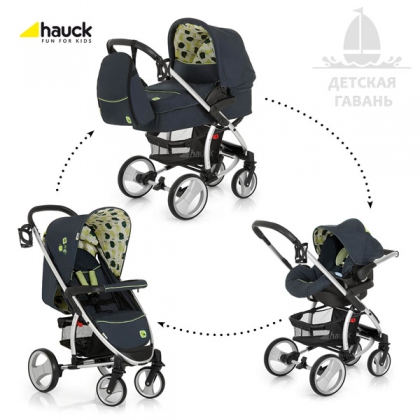 Коляска 3 в 1 Hauck Malibu XL All in One Set 2014-1