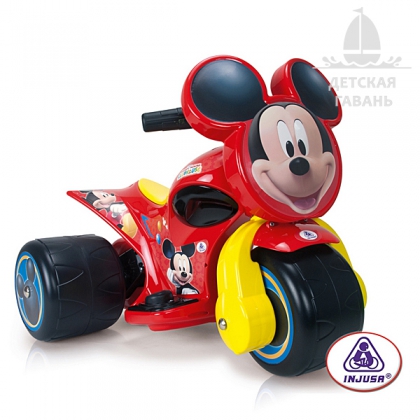 Аккумуляторный трицикл Injusa 6V Trimoto Samurai  Minnie и Mickey-0