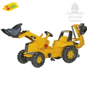 Педальный трактор CAT Backhoe-Loader 813001 Педальный трактор CAT Backhoe-Loader 813001